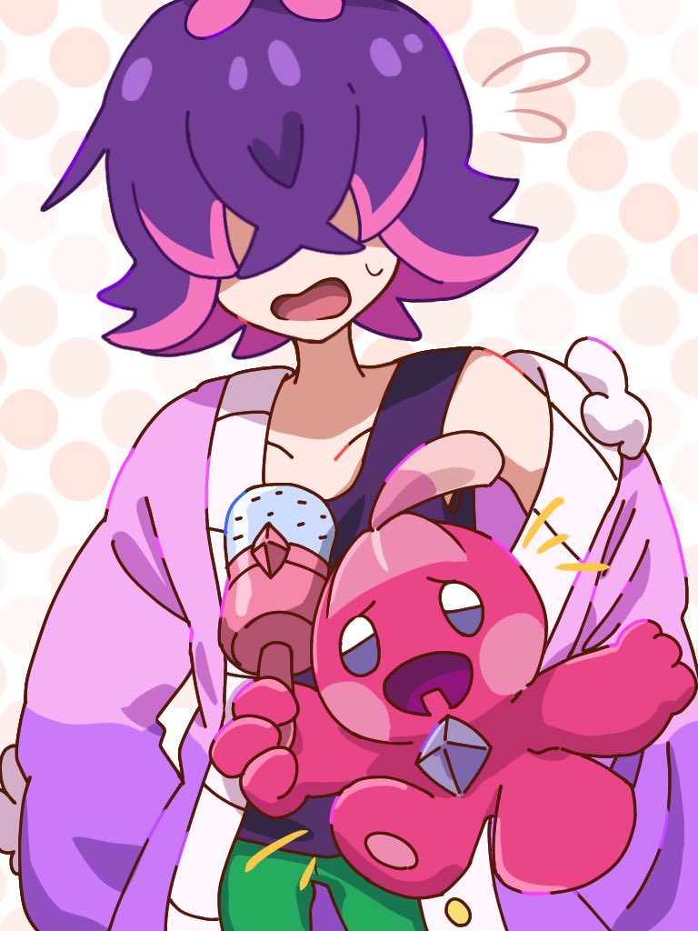 dot and tinkatink (pokemon and 1 more) drawn by seiun_(hoshigumo_72)