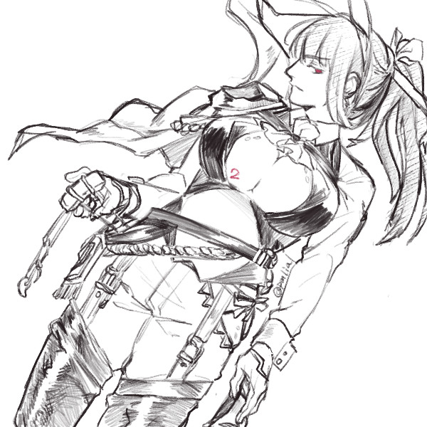 protagonist 2 (tokyo afterschool summoners) drawn by pmlial