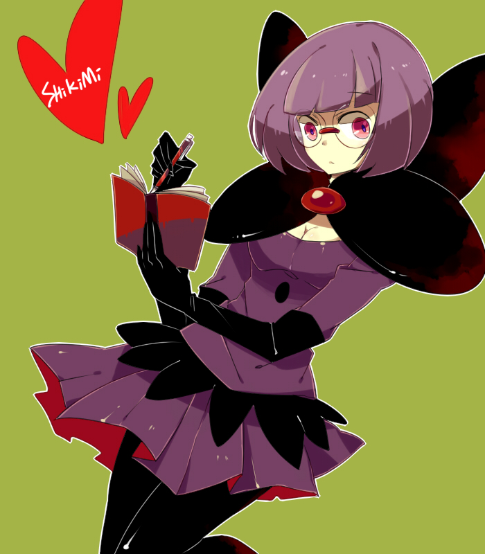 shauntal (pokemon and 1 more) drawn by aria_r