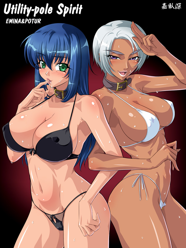 emina and potur (original and 1 more) drawn by kagami_hirotaka