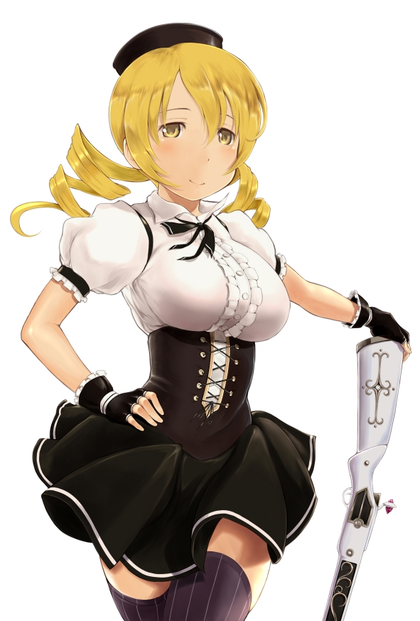 tomoe mami (mahou shoujo madoka magica) drawn by wa_(genryusui)