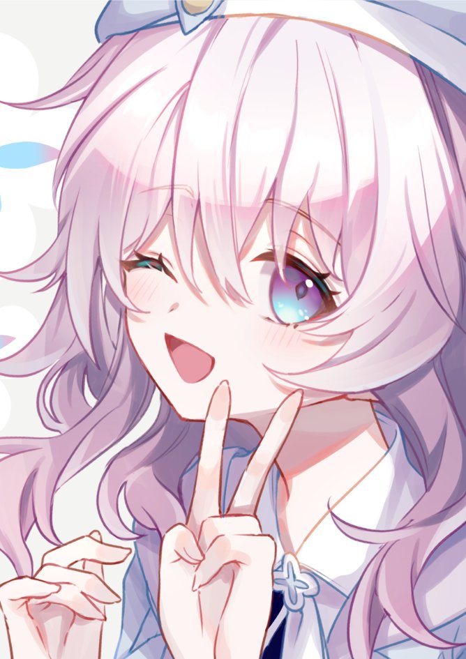 march 7th (honkai and 1 more) drawn by chieezuik