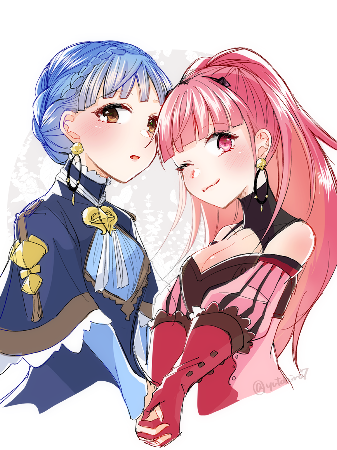 hilda valentine goneril and marianne von edmund (fire emblem and 1 more) drawn by yutohiroya