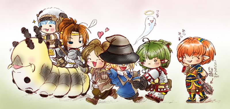 adventurer and crawler (final fantasy and 1 more)