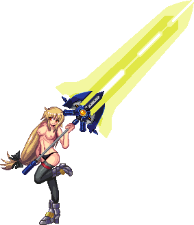 fate testarossa and bardiche (lyrical nanoha and 1 more) drawn by ziyuansun