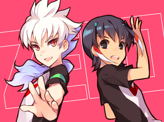 hakuryuu and shuu (inazuma eleven and 1 more) drawn by tousaki_umiko