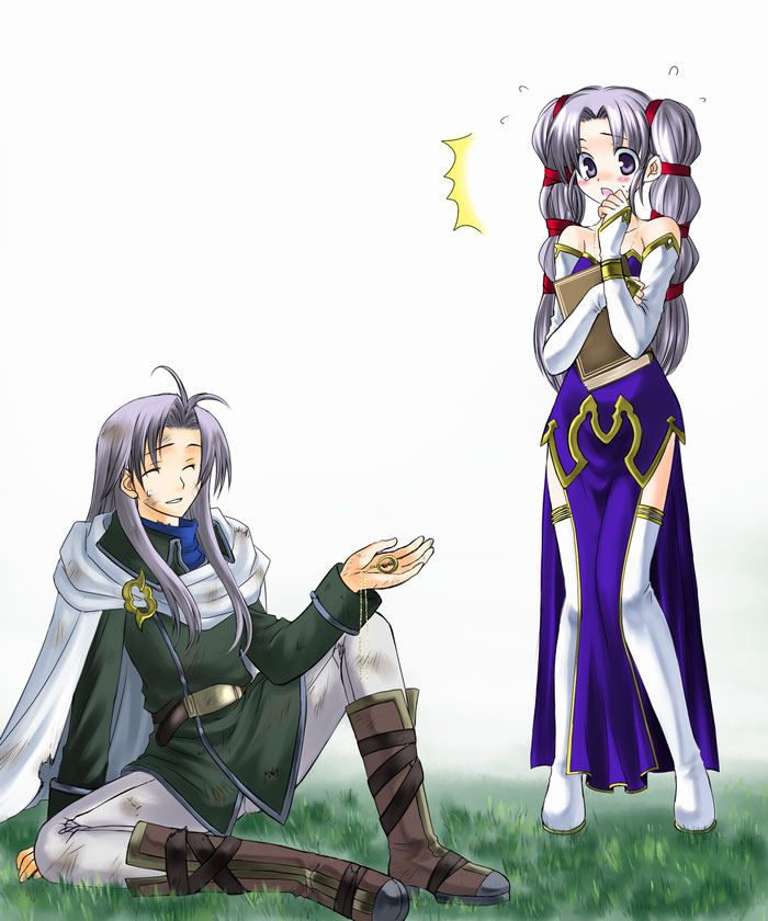 tine and arthur (fire emblem and 1 more) drawn by bo_(774berry)