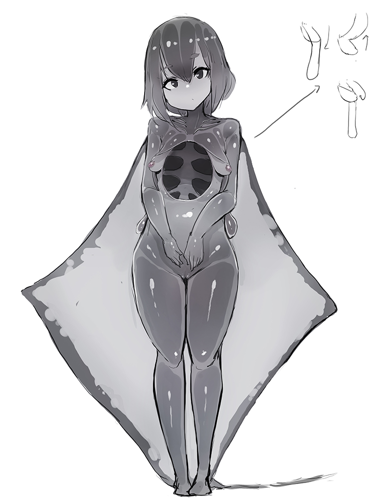 giant oceanic manta ray (original) drawn by my700