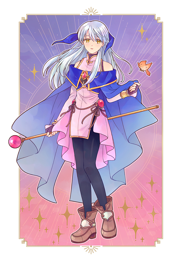 micaiah and yune (fire emblem and 1 more) drawn by nagiyaki_(momomo77)