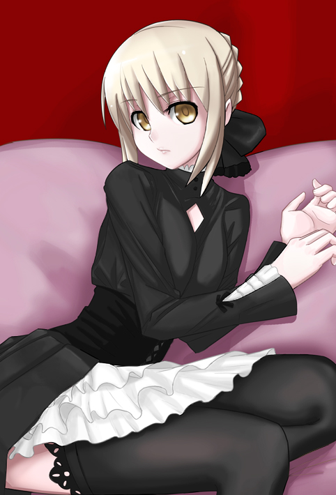 artoria pendragon and saber alter (fate and 1 more) drawn by sugar_(sugarless)