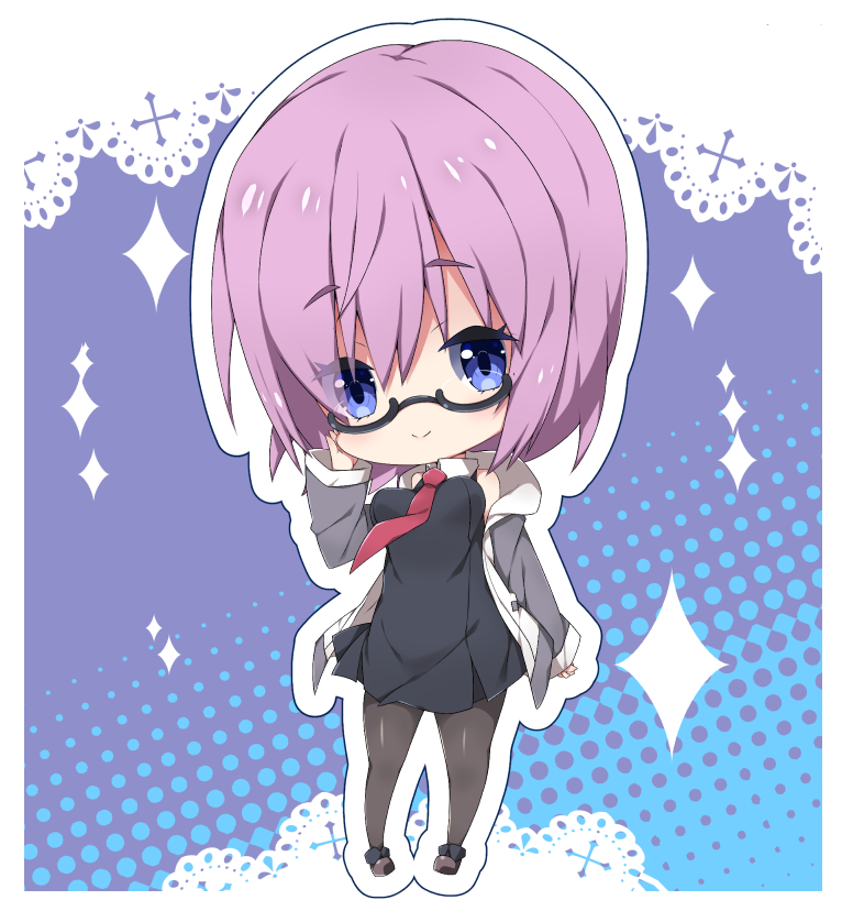 mash kyrielight (fate and 1 more) drawn by milkpanda