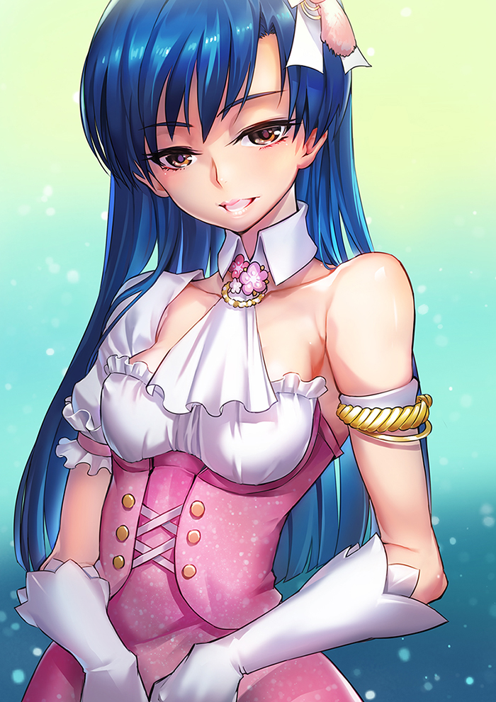 kisaragi chihaya (idolmaster and 1 more) drawn by todee