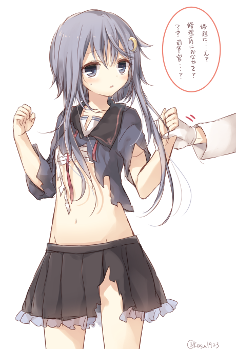 admiral and yayoi (kantai collection) drawn by komeshiro_kasu