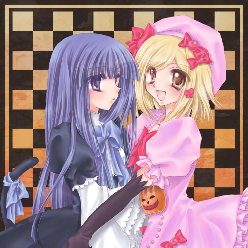 frederica bernkastel and lambdadelta (umineko no naku koro ni)