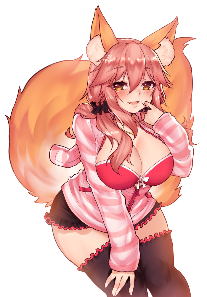 tamamo and tamamo no mae (fate and 1 more) drawn by osiimi