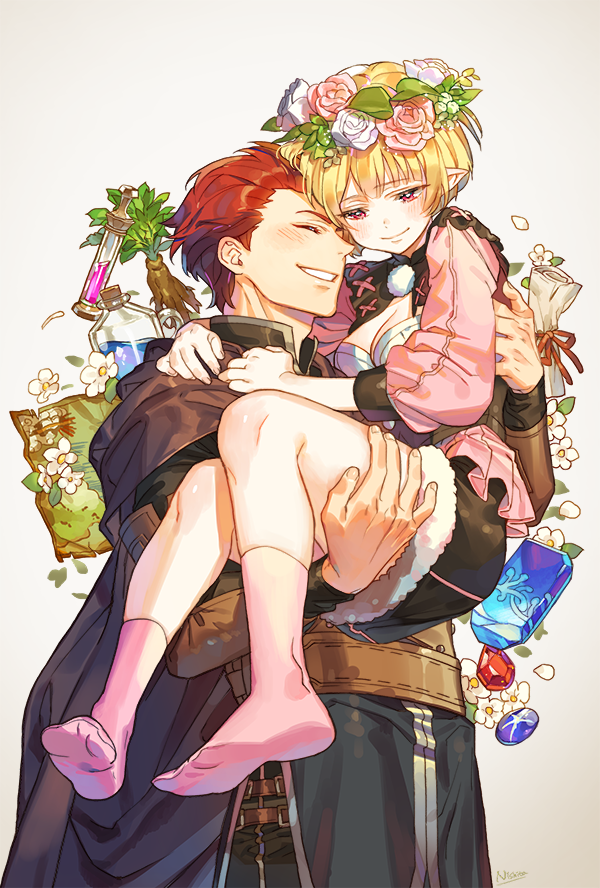 player character and dai (original and 1 more) drawn by nishita