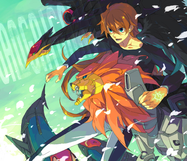shishiou gai, galeon, and genesic machines (yuusha series and 2 more) drawn by ebira