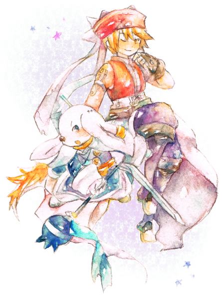 llednar twem and babus swain (final fantasy and 1 more) drawn by hashino_ami