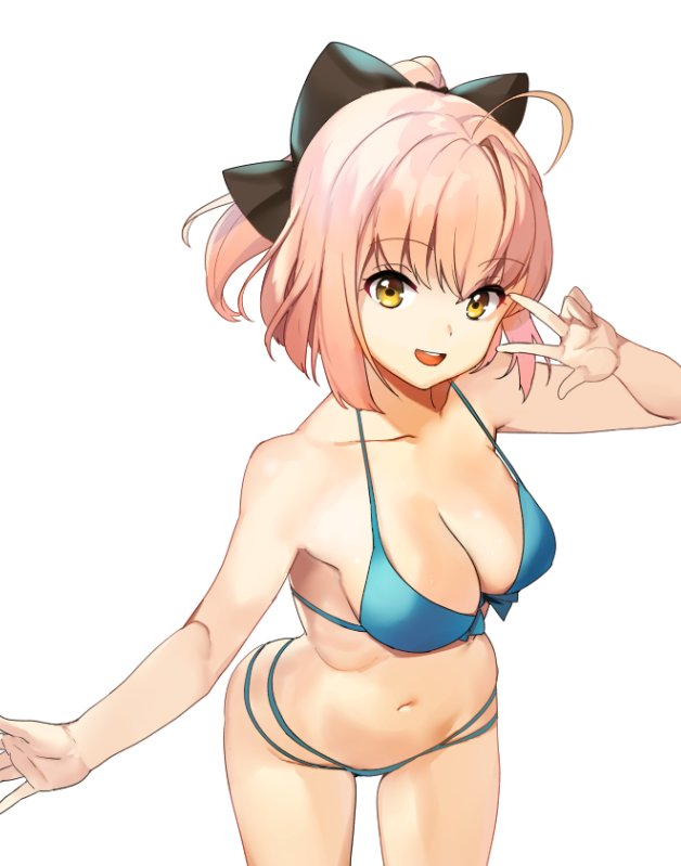okita souji (fate and 2 more) drawn by shovelwell