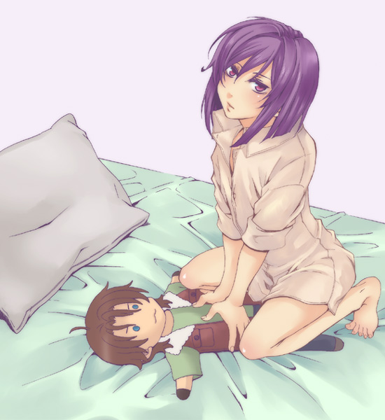 tieria erde, lockon stratos, and neil dylandy (gundam and 1 more) drawn by hitori_(edge)