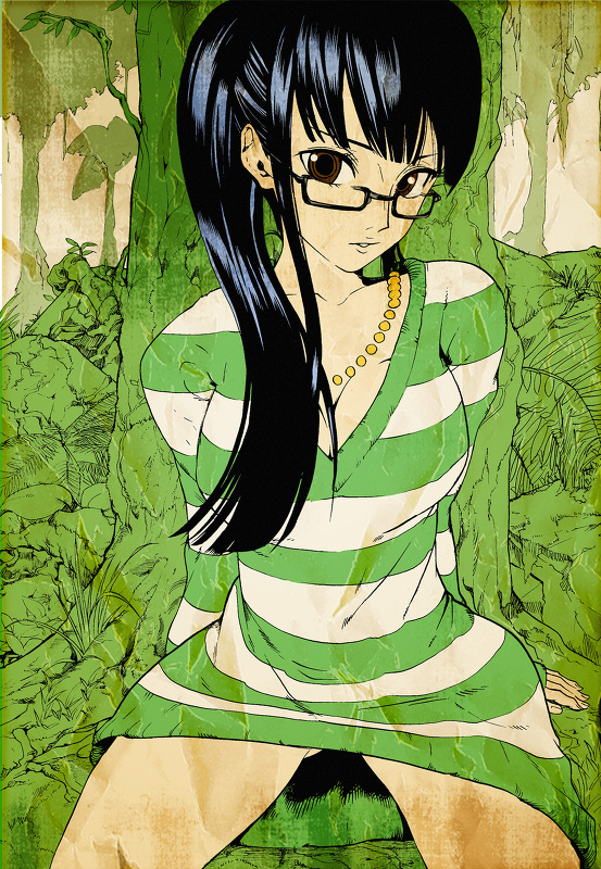 nico robin (one piece and 1 more) drawn by sagatsune