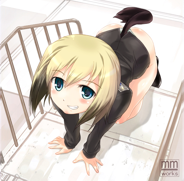 erica hartmann (world witches series and 1 more) drawn by juusensha_koubou
