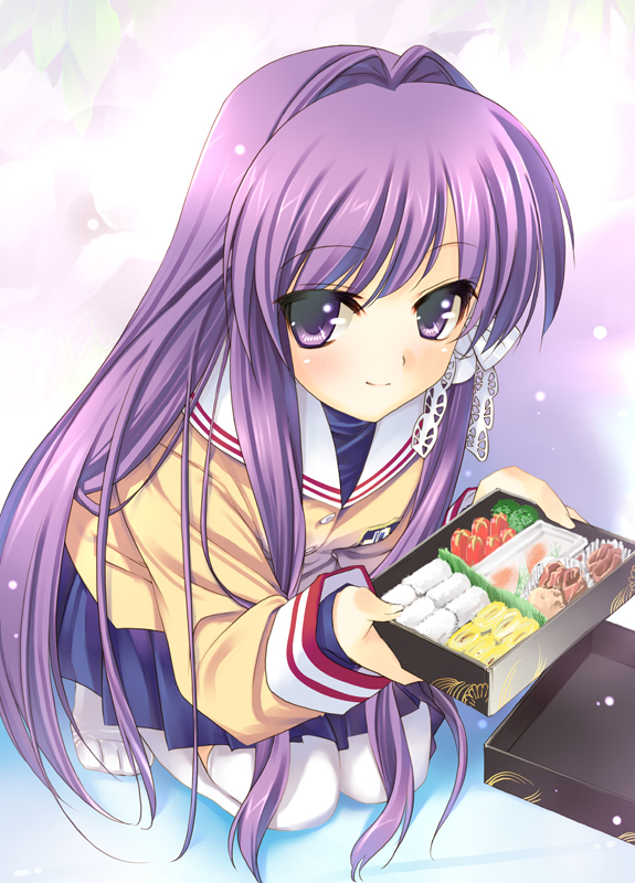 fujibayashi kyou (clannad) drawn by arikawa_satoru