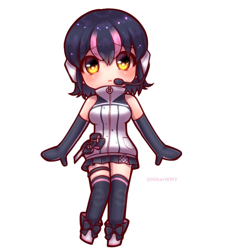 humboldt penguin (kemono friends and 1 more) drawn by hikarikmy