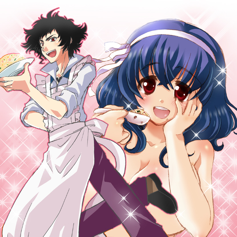 yamanobe tomo and joshua phrygianos (seikon no qwaser) drawn by nerune