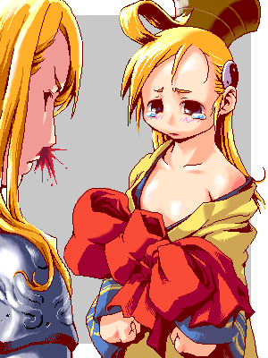 agrias oaks, ramza beoulve, and mystic (final fantasy and 1 more) drawn by mikuni_aoi