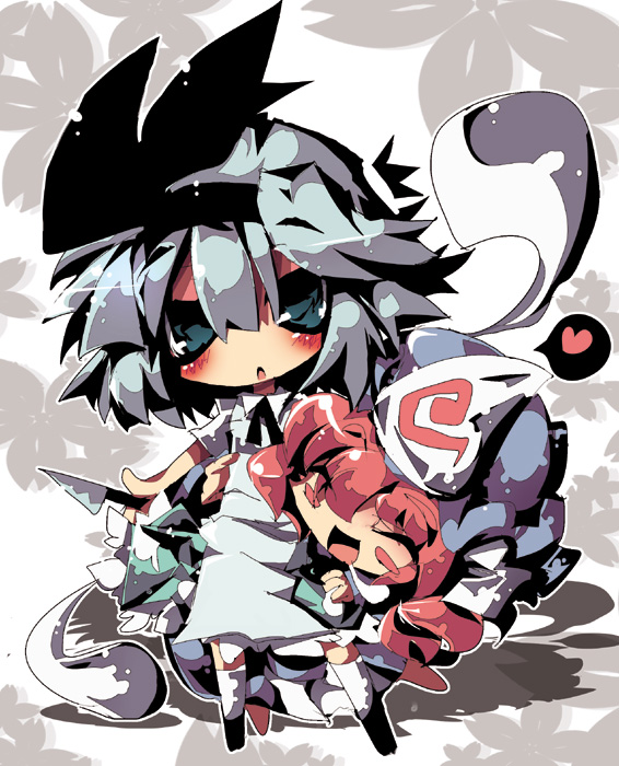 konpaku youmu and saigyouji yuyuko (touhou) drawn by dangomushi