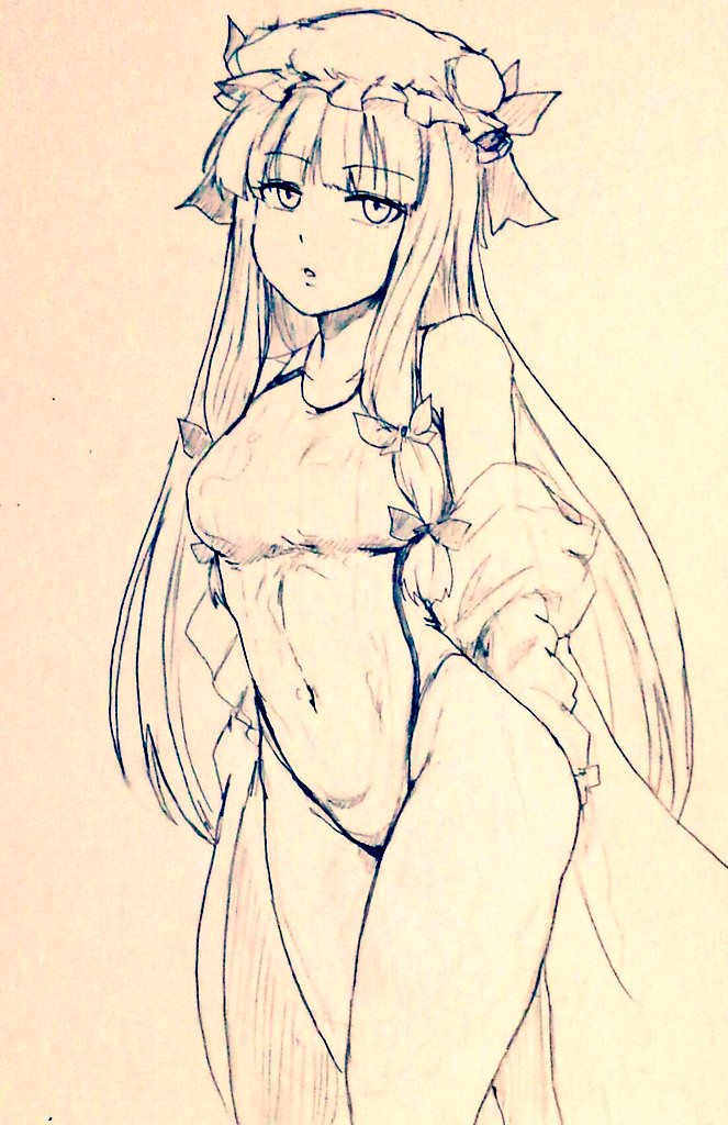 patchouli knowledge (touhou) drawn by d-m_(dii_emu)