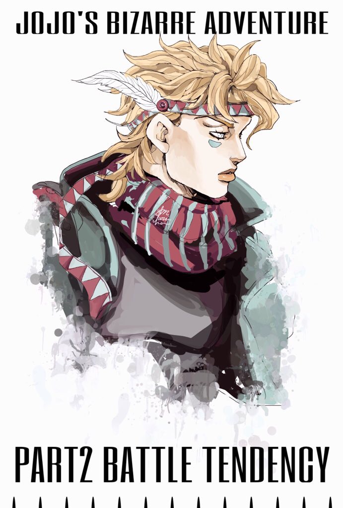 caesar anthonio zeppeli (jojo no kimyou na bouken and 1 more) drawn by marin_(marine-sky-earth)
