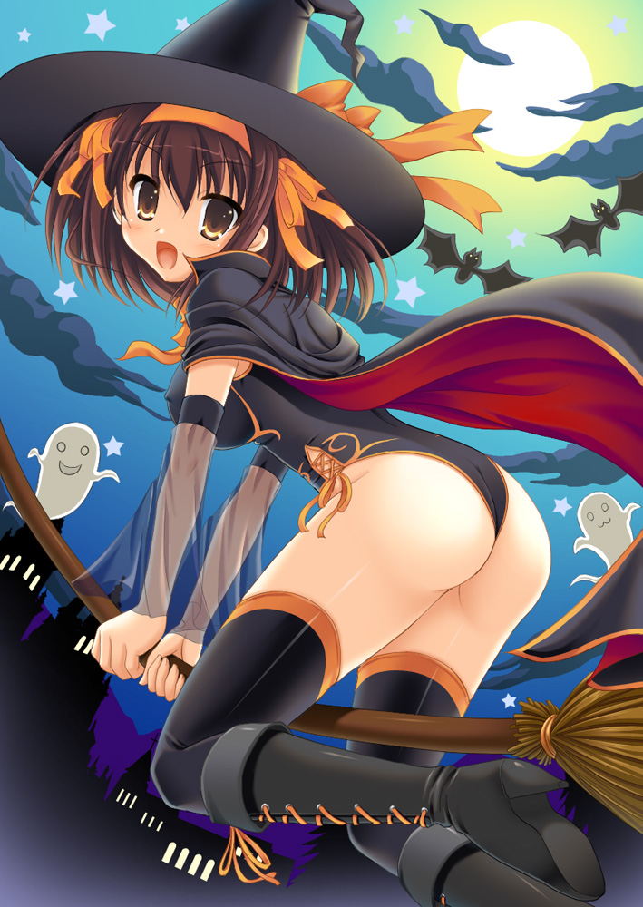 suzumiya haruhi (suzumiya haruhi no yuuutsu) drawn by uehiro