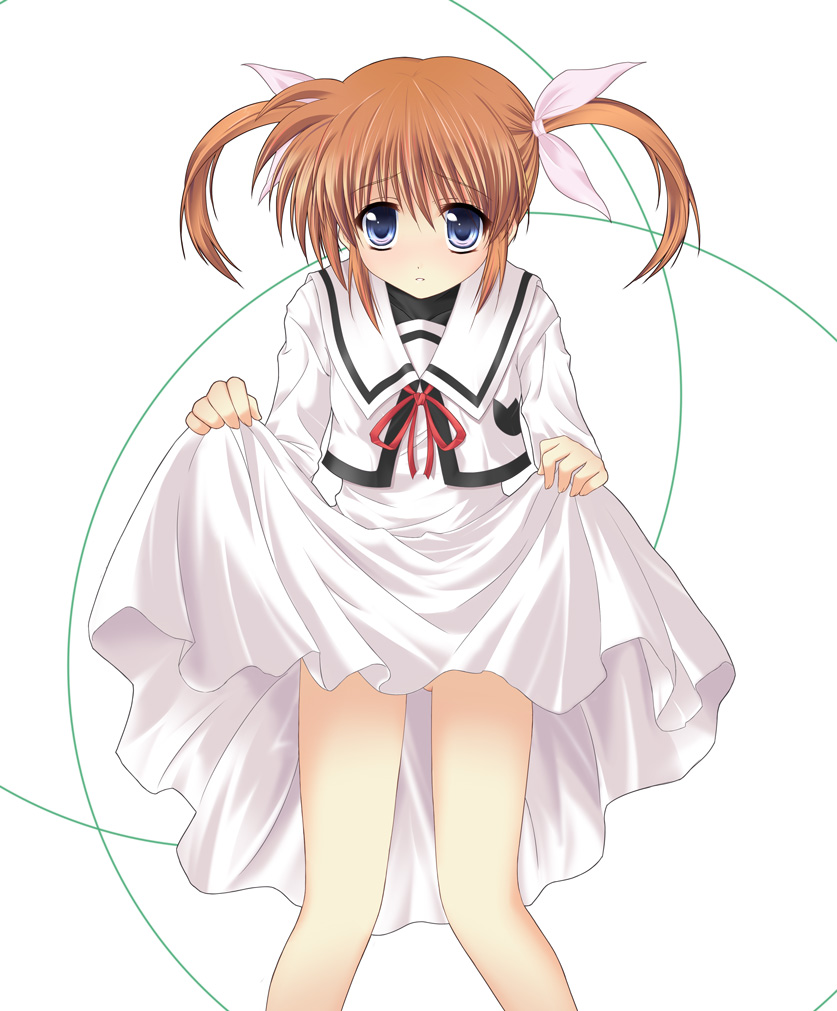 takamachi nanoha (lyrical nanoha and 2 more) drawn by amicis