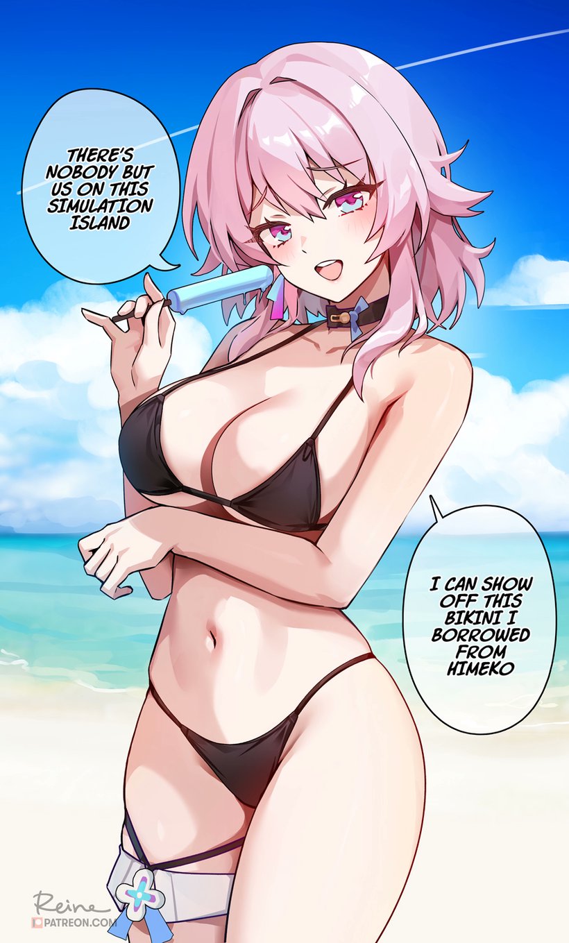 march 7th (honkai and 1 more) drawn by foxyreine