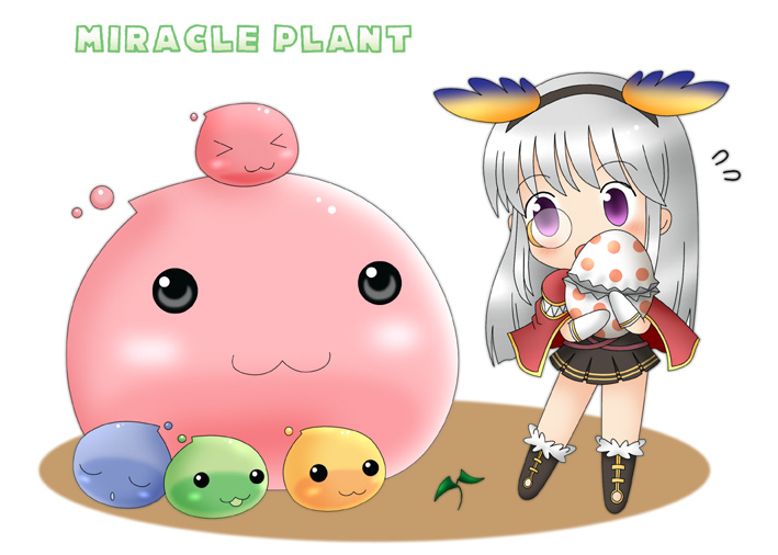 poring, creator, poporing, drops, marin, and 2 more (ragnarok online) drawn by meruya_(catcan)