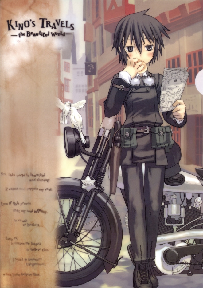 kino and hermes (kino no tabi) drawn by kuroboshi_kouhaku