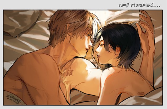 leon s. kennedy and ada wong (resident evil) drawn by meow_(cindy738)