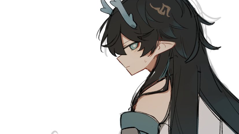 dan heng (honkai and 1 more) drawn by ii8hw