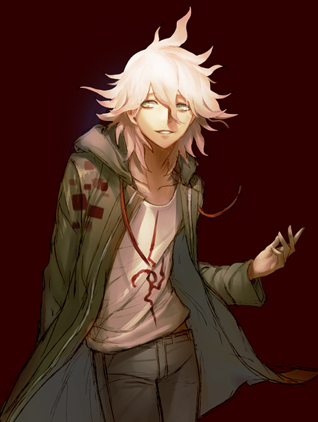 komaeda nagito (danganronpa and 1 more) drawn by kokutan_kitsunen