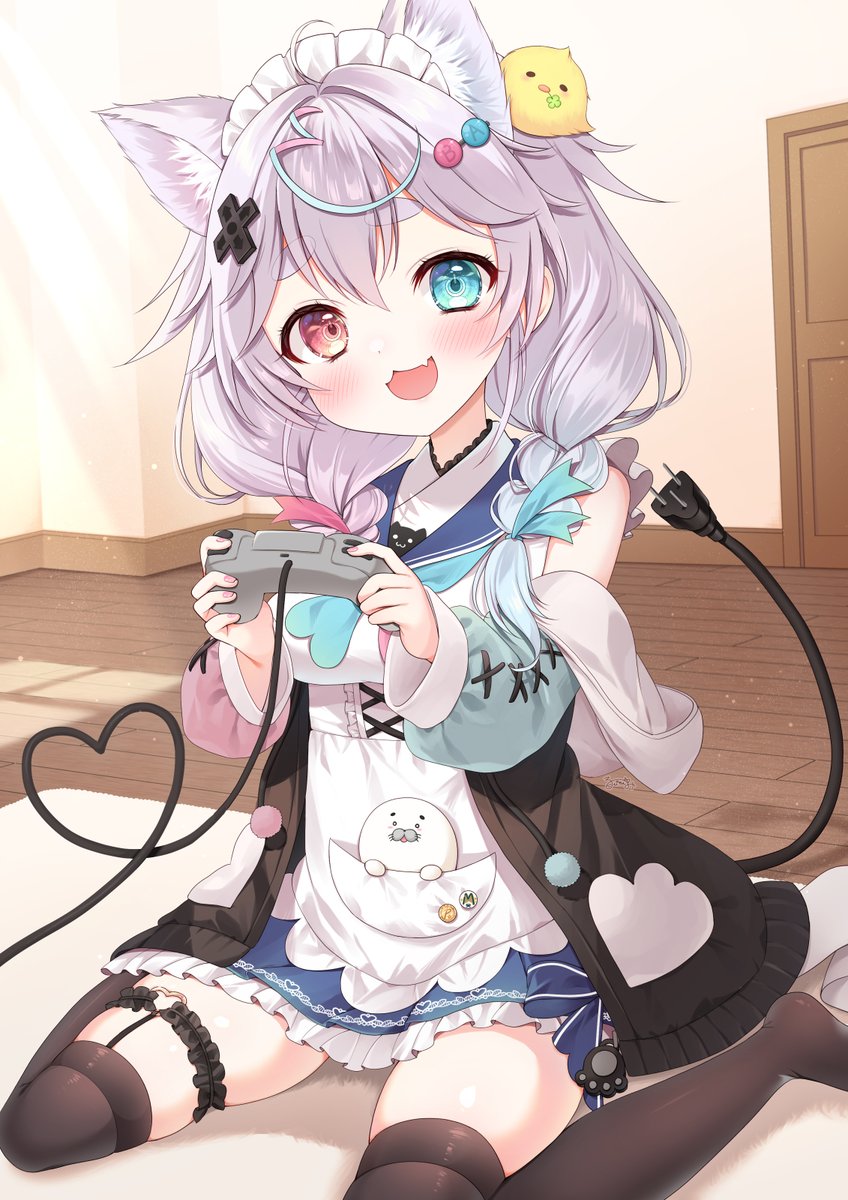 mikeou (indie virtual youtuber) drawn by nanase_(ribonshitoron)