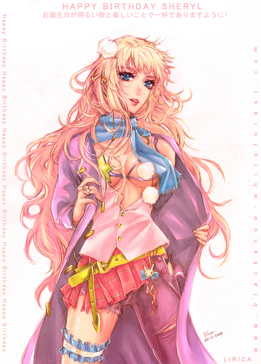 sheryl nome (macross and 1 more) drawn by lilaccu
