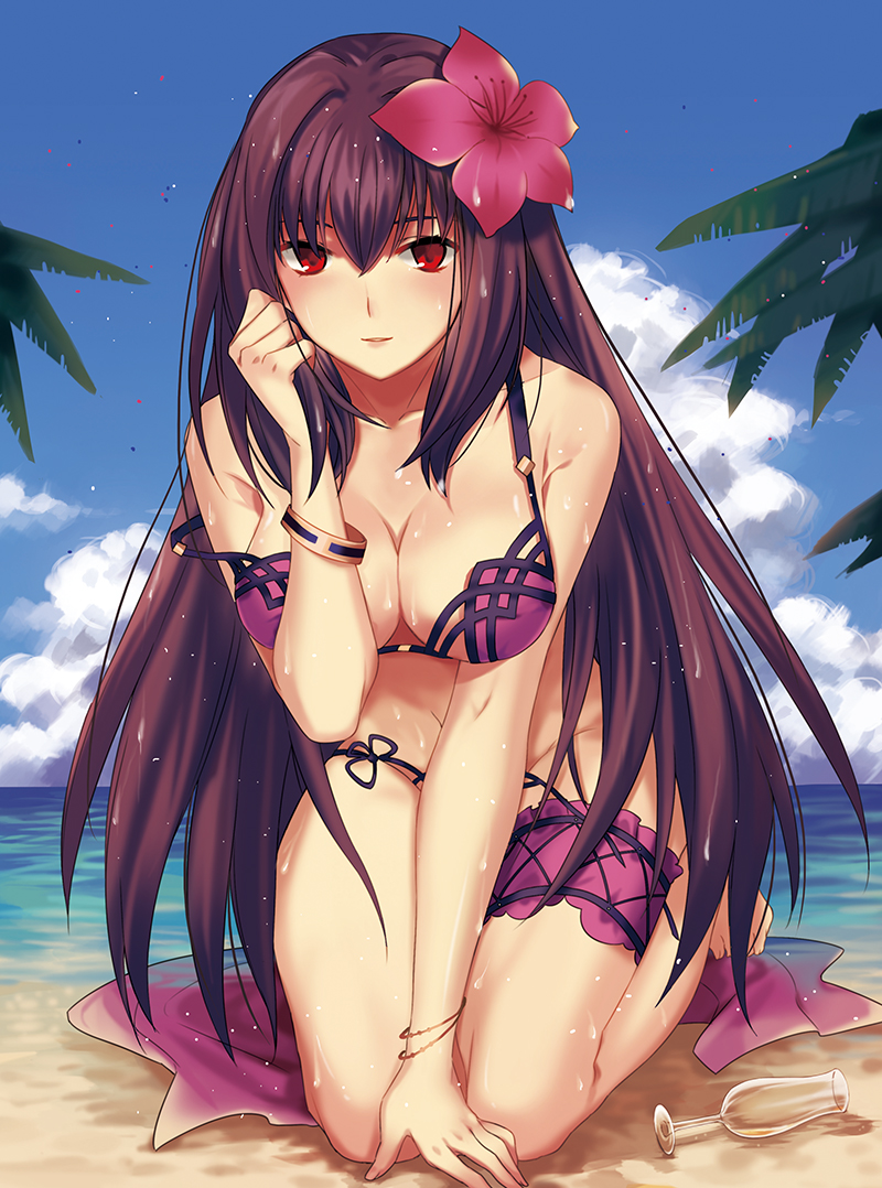 scathach (fate and 1 more) drawn by mysterymiharu