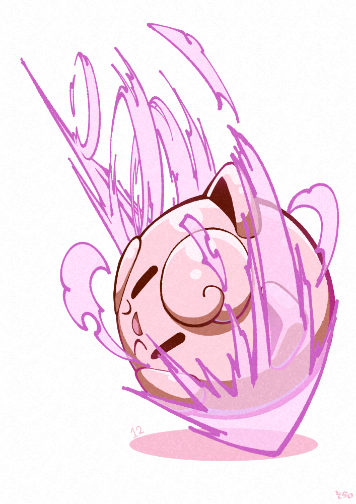 jigglypuff (pokemon and 1 more) drawn by 04sora40