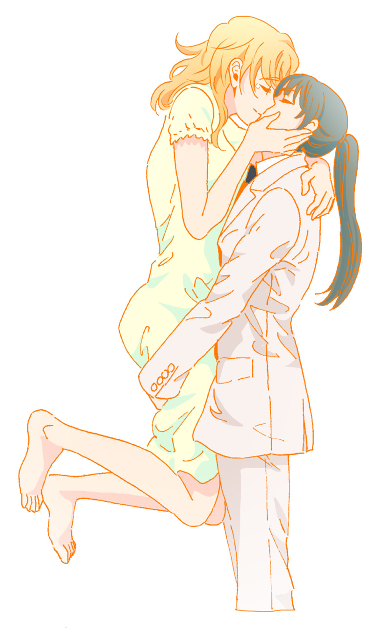 kunizuka yayoi and karanomori shion (psycho-pass) drawn by fio88
