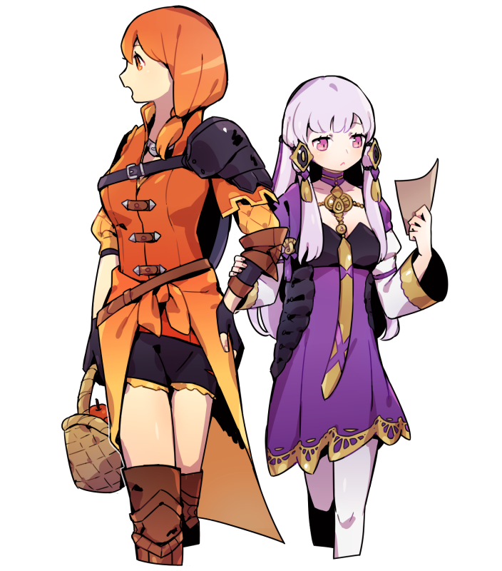 lysithea von ordelia and leonie pinelli (fire emblem and 1 more) drawn by haconeri