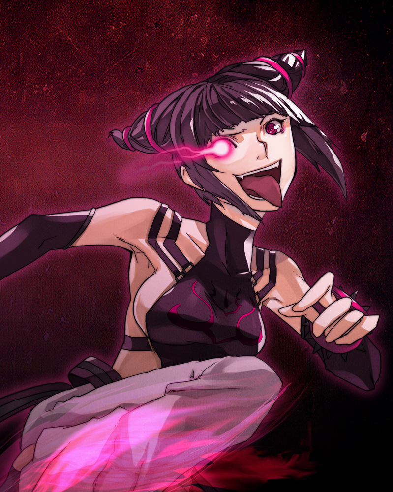 han juri (street fighter and 1 more) drawn by laio
