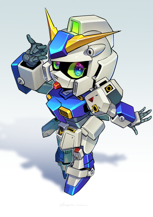 gundam alex (gundam and 2 more) drawn by kinako_(karasu_nomaru)