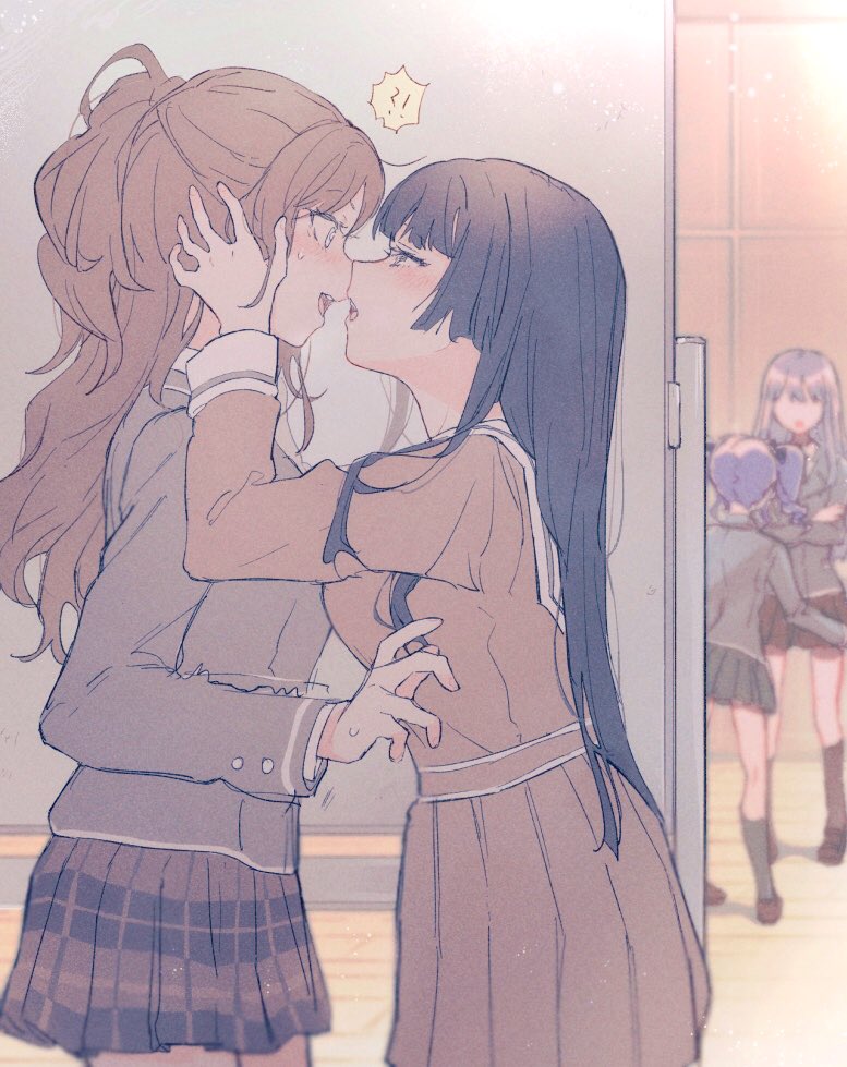 imai lisa, minato yukina, shirokane rinko, and udagawa ako (bang dream!) drawn by shiontaso